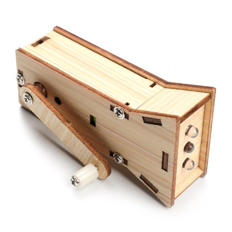 DIY STEM Hand-Crank Flashlight Kit for Students