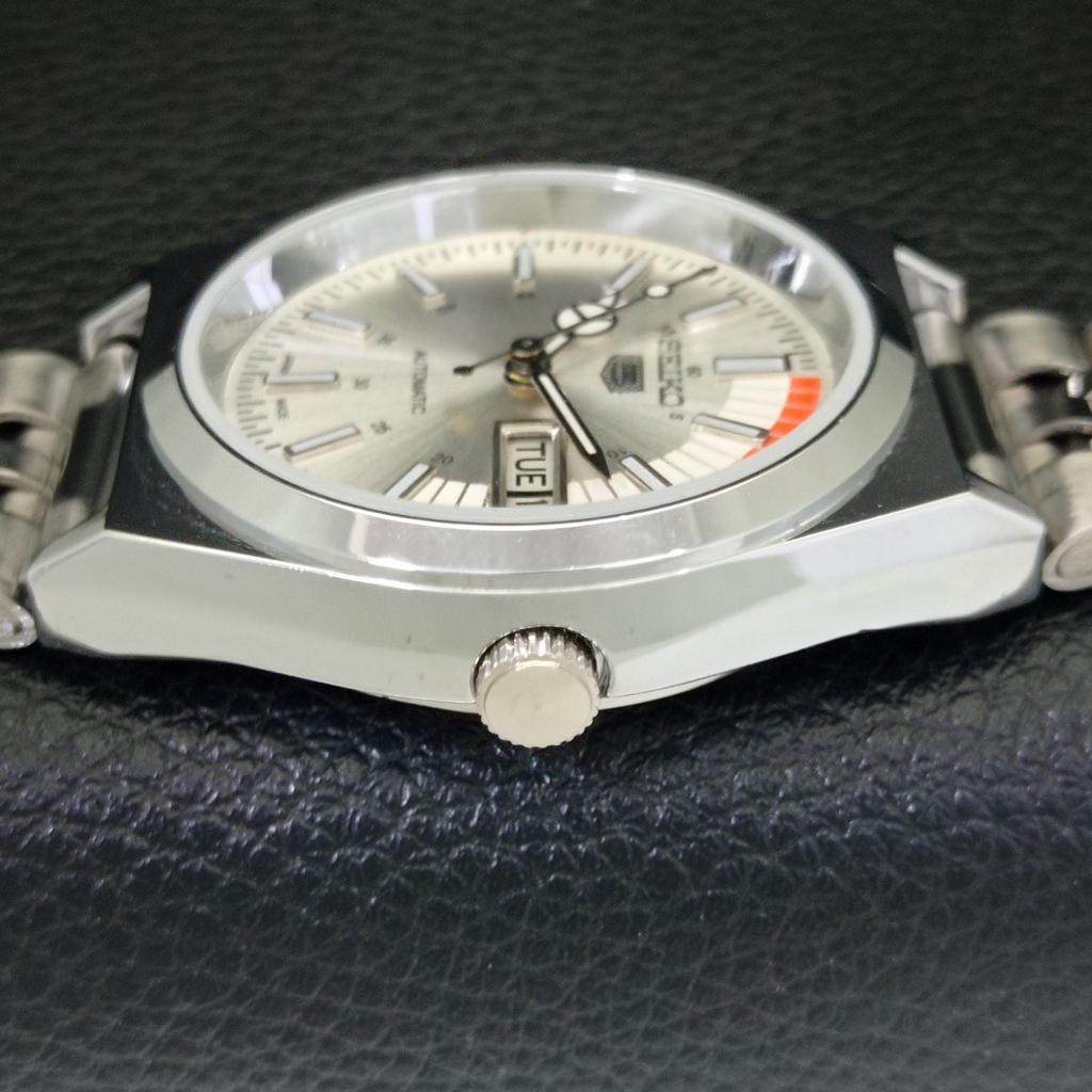 REFURBISHED SEIKO 5 AUTOMATIC 6309A VINTAGE JAPAN MENS SILVER WATCH A440883-4 Sk-a440883-1