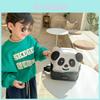 Cute Panda Children's Backpack Stylish Cartoon Design For Preschool Kids With Breathable Fabric