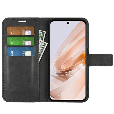 For Xiaomi Redmi 13 5G/13 4G/Note 13R 5G/Poco M6 4G Wallet Case Leather Phone Cover Calf Texture