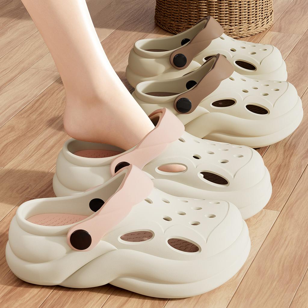 Platform Women Clogs Shoes Beach Garden Thick Bottom Sandals Fashion Comfortable Clogs Indoor Outdoor Ladies Hole Shoes