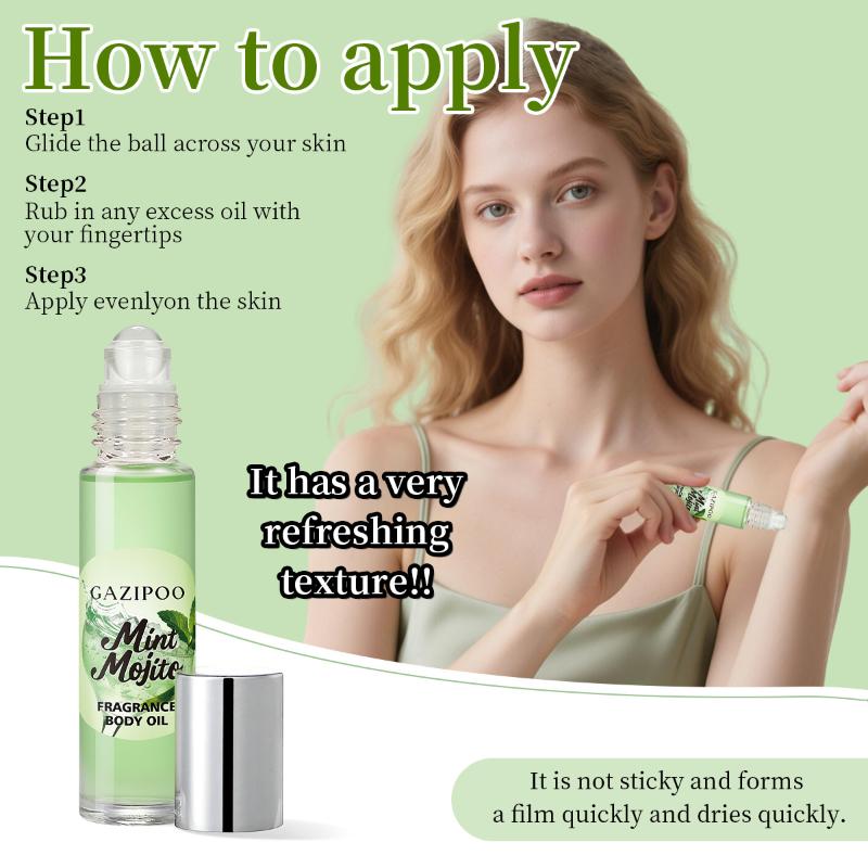 10Ml Mint Roll-On Fragrance Men'S And Women'S Fragrance Oil Dating Fresh Niche Long-Lasting Fragrance