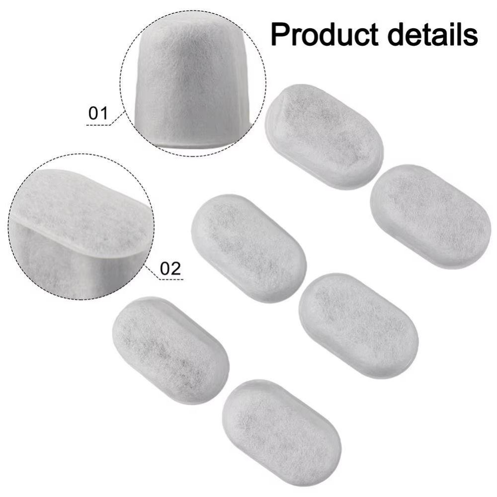 6Pcs Premium Quality Charcoal Water Filters for NINJA ES601/NINJA 655/NINJA 701 for Home Use
