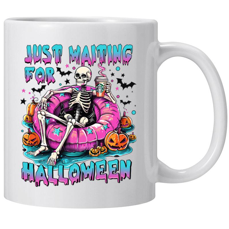 Керамическая кружка-маркер для кофе на Хэллоуин 301-400ml