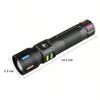 New Powerful LED Flashlight Rechargeable Portable Torch Outdoor Hiking Emergency Light White Laser Flashlight