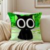TThe Legend of Hei Cushion Cover Linen Pillowcase Soft  for Sofa Bed Home Room Decor