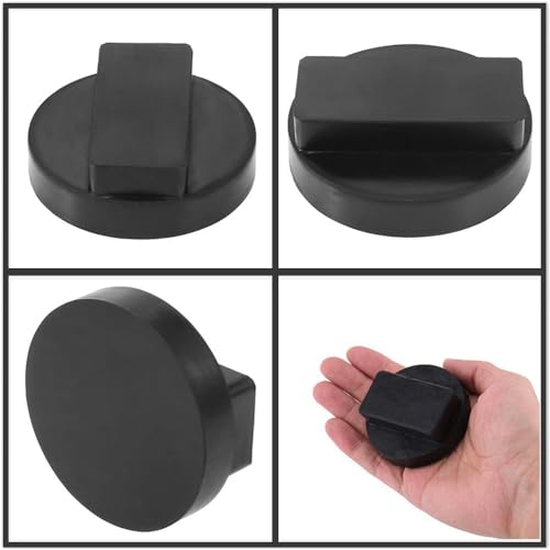 Jack Pads, Set of 2, Rubber Jack Pads, Suitable for BMW Models, Prevents Car Injury When Lifted, Anti-Slip, Easy to Use, Car Repair Tool