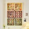 Display Case Figures Stand Dust Display Proof Doll Toy Storage Box Wall Mounted Showcase Clear Acrylic Blind Box Jewelry Figures