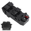 Power Window Switch 35750SNAU11 ABS Black Replacement for Civic FD FD1 FD2 RHD 2006‑2011Type A