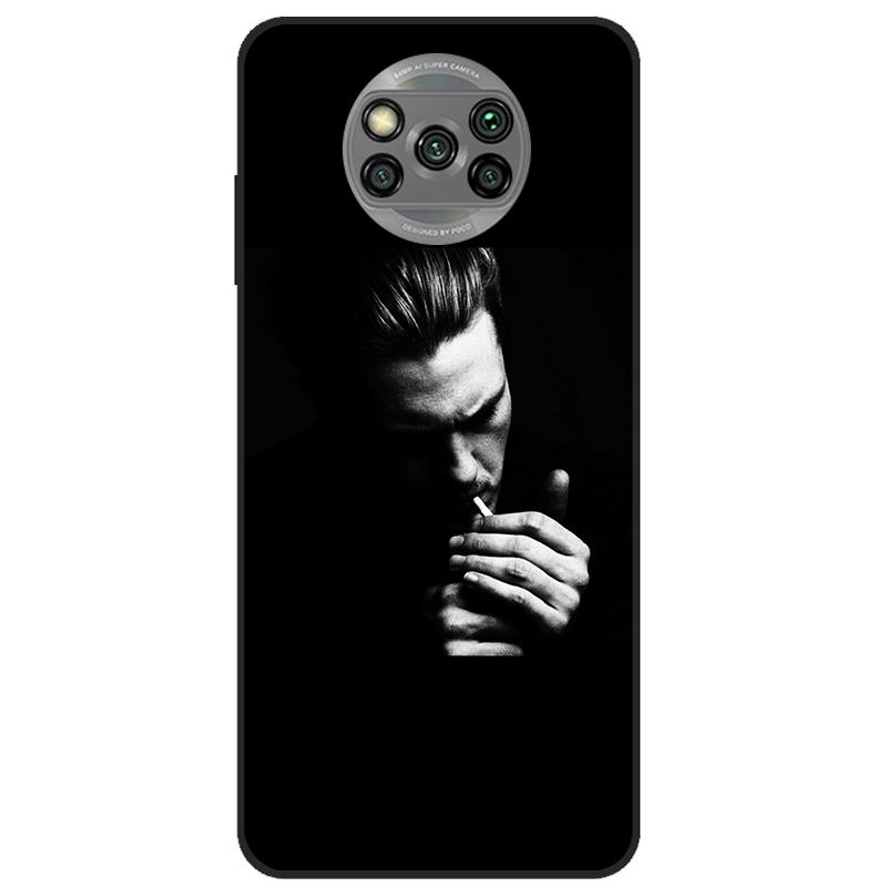 For Xiaomi Poco X3 Pro Case Silicone Soft Cat Phone Cover for Poco X3 NFC Case TPU Black Funda for Poco X 3 NFC PocoX3 Pro