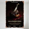 Halloween Ends Evil Dies Tonight Metal Tin Sign Vintage Horror Movie Poster Plaque for Man Cave Bar Home Wall Decor Art Gift