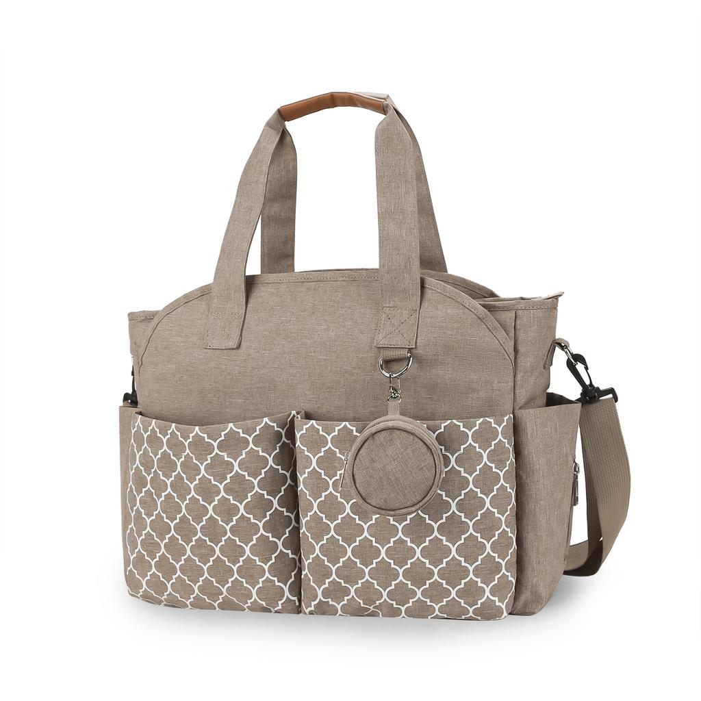 Diaper Bag Tote Baby Changing Bag With  Shoulder Strap Portable Waterproof And Large Capacity For Mom