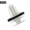BIUTEFOR Rivet Car Interior Clips Set of 40 Door Trim Bumper Clips