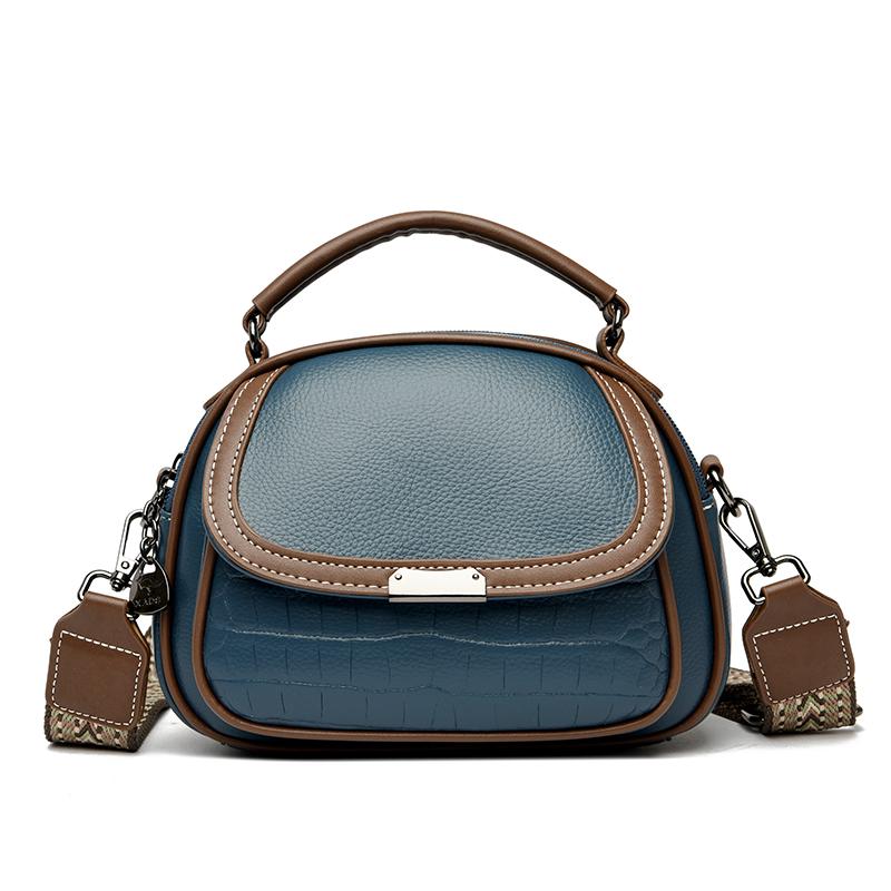 Luxury Design Double Zipper Handbags High Quality PU Leather Crossbody Shoulder Bags For Women Ladies Solid Color Messenger Bags