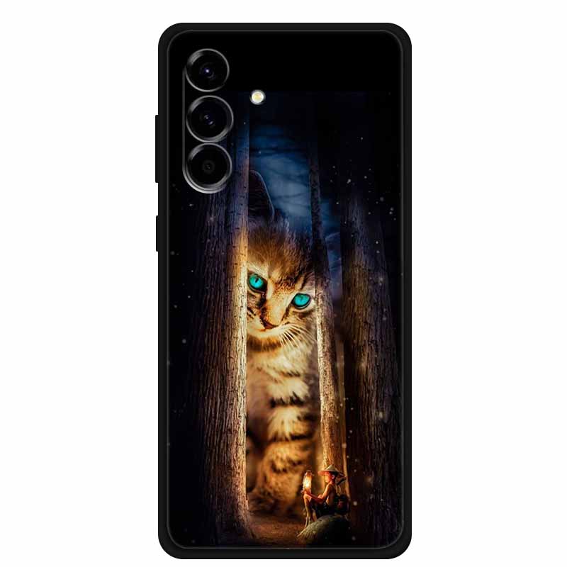 Custodia per Telefono per Samsung Galaxy S26 Custodia Nera in Silicone TPU Cover Posteriori per GalaxyS26 S 26 Custodia SamsungS26 Morbidi Paracolpi Protettivi