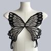 Decal Dress Mesh Perspective Butterfly Wings Pajamas Suspenders Underwear Performance Clothes Decorative Cloth Stickers Accessories