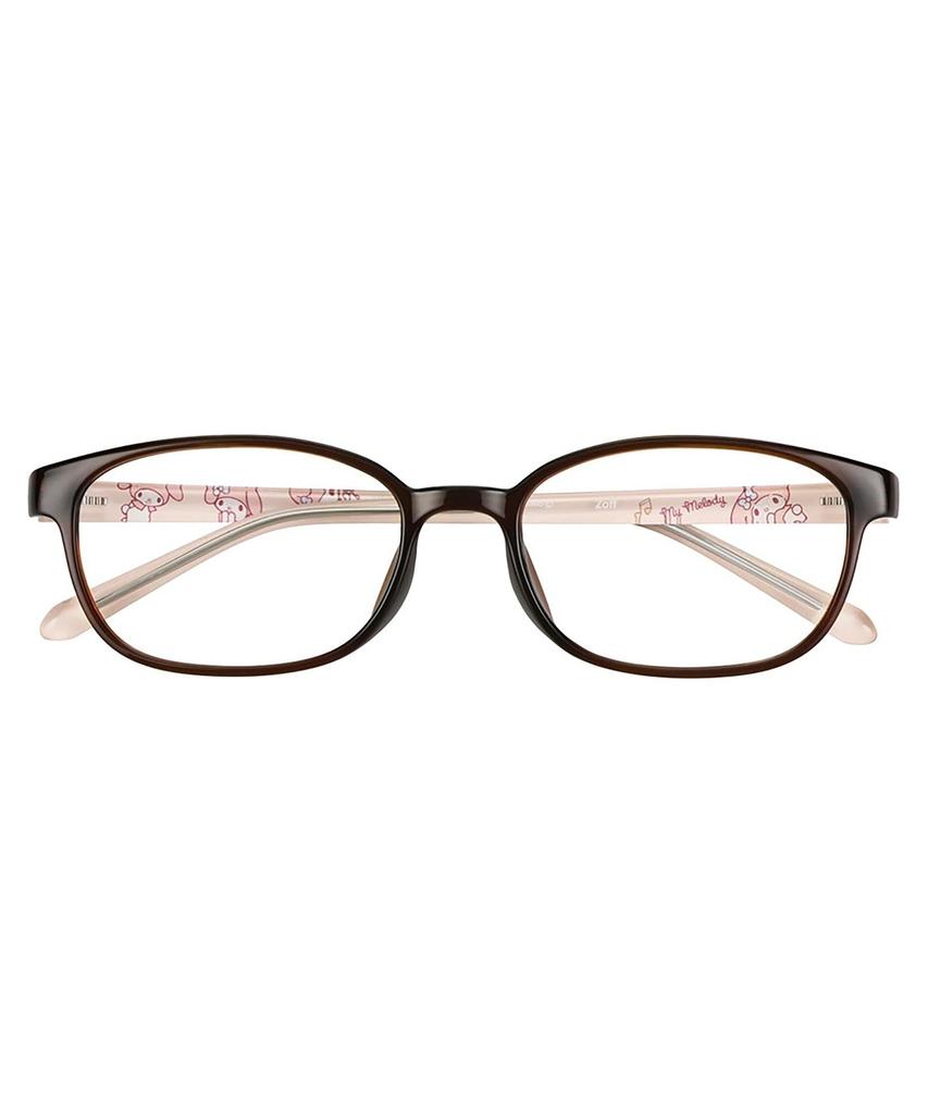 Glasses Eye Exam Fashion Prescription Lens Prescription and Sanrio Characters Brown [Zoff] Wellington-style Eyeglasses, Adjustment, Glasses,