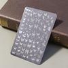 Manicure Template Steel Plate with Print a Variety of Patterns Design for Mother Wives Girlfriends Daughters