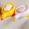 Soap Container Washbasin with Standing Water Duck Shaped High-end Bathroom Accessories Draining Must-have for Families