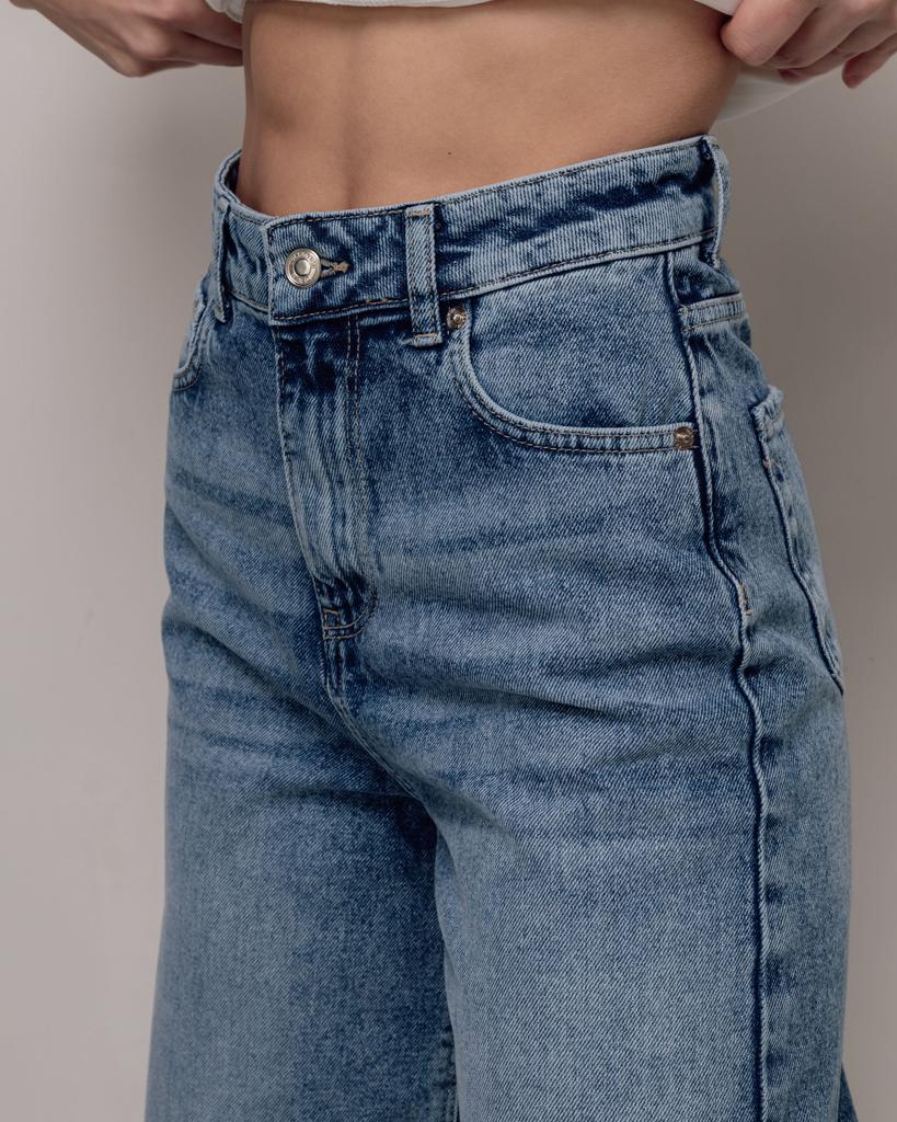 Blugi de damă ZEO Basic 4635 34 albastru deschis