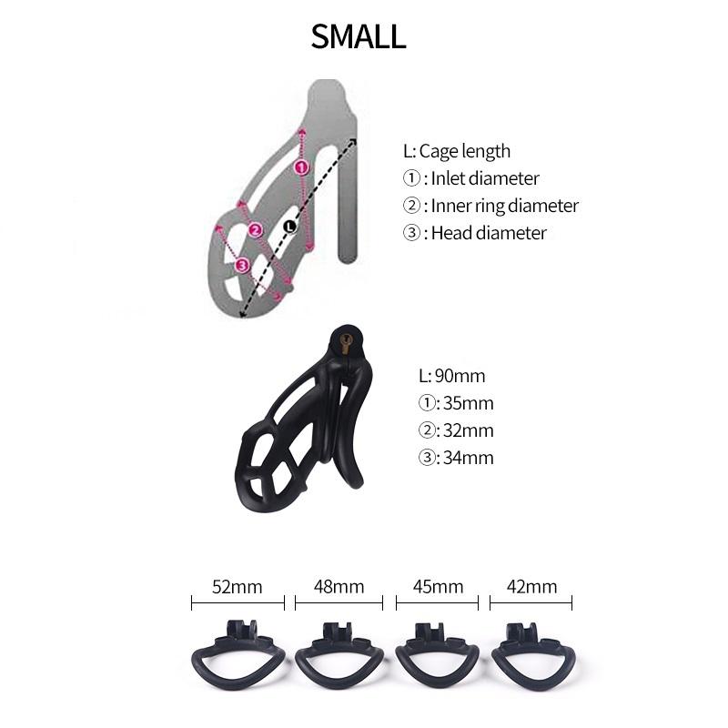 MoDi Sex Toys for Men Adult Male Chastity Cock Cage Penis Sleeve Cockrings Erotic Urethral Lock BDSM Bondage