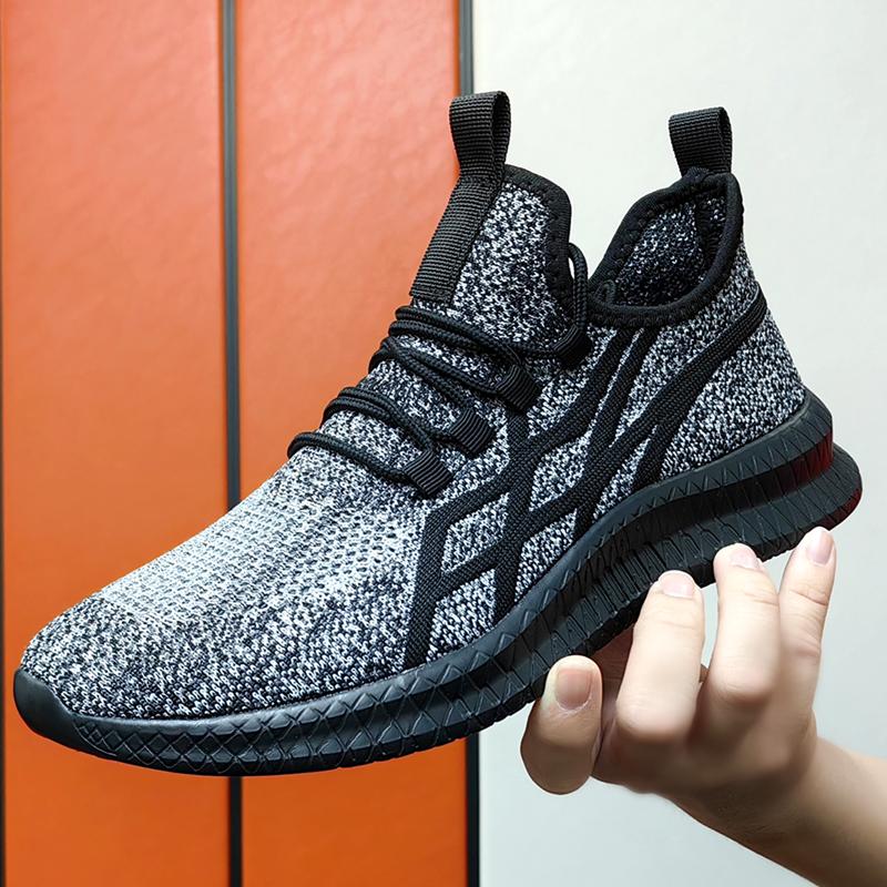 Fashion Men Light Running Shoes Breathable Lace-Up Jogging Shoes for Man Sneakers Anti-Odor Men's Casual Shoes Drop Shipping Big Size