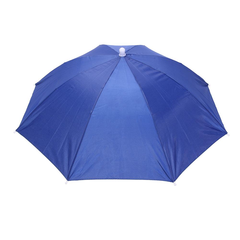Portable Rain Umbrella Hat Army Green Foldable Fishing Headwear Cap Outdoor Sun Shade Waterproof Camping Beach Head Hats
