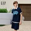 GAP Unisex Logo Print Crew Neck Short Sleeve T-Shirt