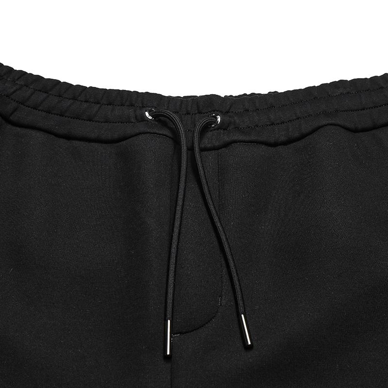 Fila Milano Series Fashion Classic Versatile Comfortable Straight Leg Breathable Stretch Knit Sports Pants Men Bottoms F11M545601FBK