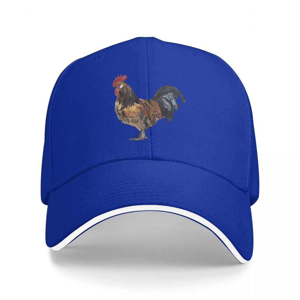 Lebensechter Hahn Denim Huhn Baseballkappen Snapback Baseballmützen Atmungsaktiv Lässig Casquette Outdoor Unisex