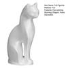 Cat Figurine 3D Printed Small Cat Sculpture Collectible Animal Desktop Ornament for Home