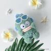 AS KNOW AS plus (ASKNOW AS PLUS) ZY0548 Sanrio to Issho BC Vacation Series Hangyodon F Sanrio Suntan Cute Key Charm Green