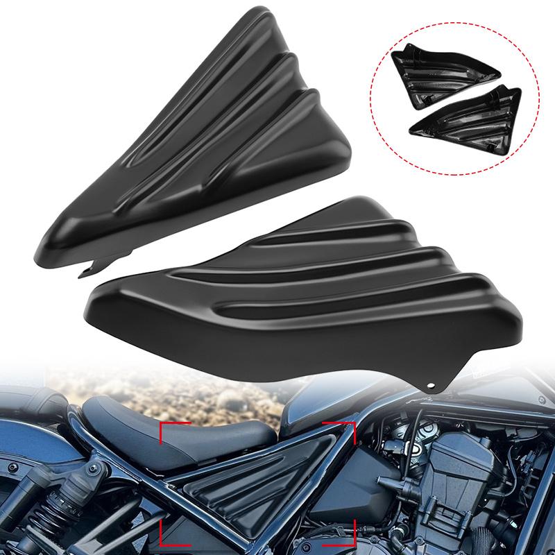 

Motorcycle Side Trim Upper Frame Infill Panel Cover Plate Fairing Cowl Protection For Honda CMX1100 REBEL CMX 1100 2026-2026 матовый черный