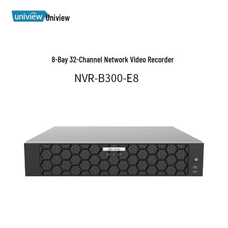 

Uniview NVR-B300-E8 32-Channel 8-Bay Network Video Recorder CN plug (adapter included)