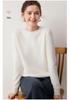 Women's 100% Cashmere Round Neck Sweater - Autumn/Winter Loose Knit Pullover