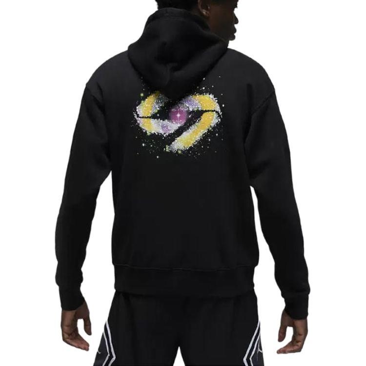 Jordan Sweatshirts Men's Black Hooded Moderate Other FV3529-010