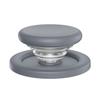 Magnetic Folding Stand for Apple, Huawei, Samsung - Stylish Solid Color Liquid Silicone with Air Cushion