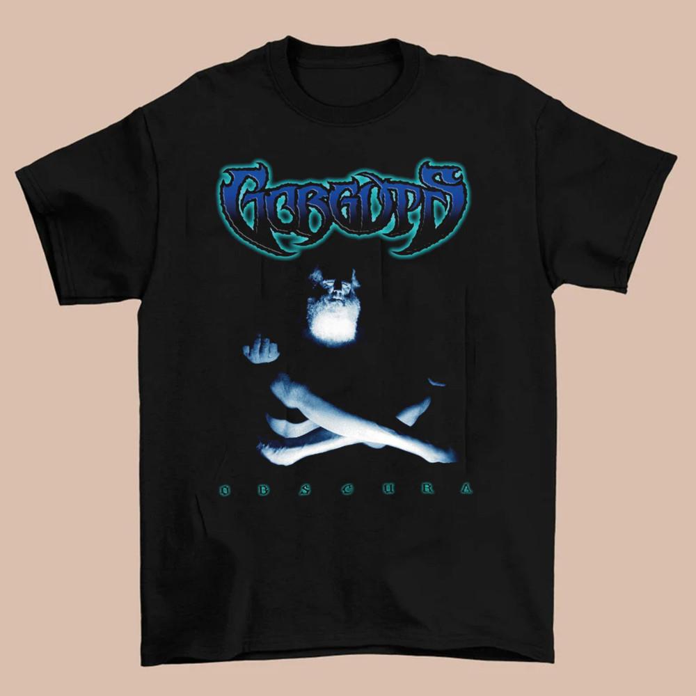 

GORGUTS Obscura T-Shirt Short Sleeve Cotton Black Men All Size S to 5XL BE1192 Unisex T-Shirt XXXL