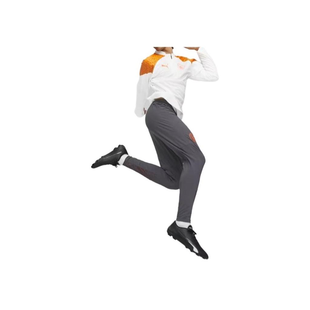 Puma Color-Block Logo Print Loose Long Sleeve Jacket Men Outerwear White 772858-19