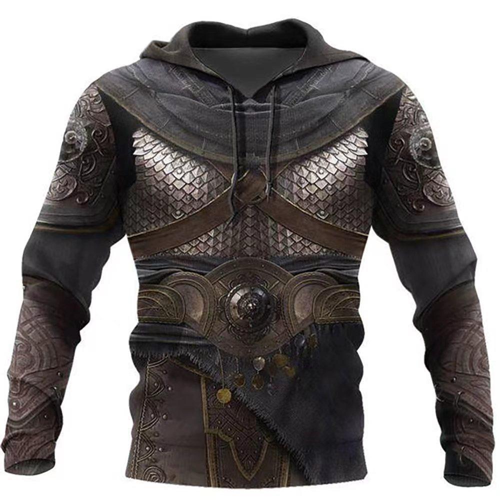 Cross Border Men's 3D Hooded Sweatshirt, Amazon Men's 3D Sweatshirt, Digital Printed Casual Loose Sweatshirt