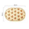 Cartoon Cute Bear Dining Mat Tableware Mat Waterproof Non-Slip Table Mat Oil Proof Mouse Pad Coaster