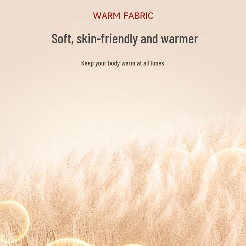 MJ STYLE Women's Winter Fleece-Lined Corduroy Straight Pants