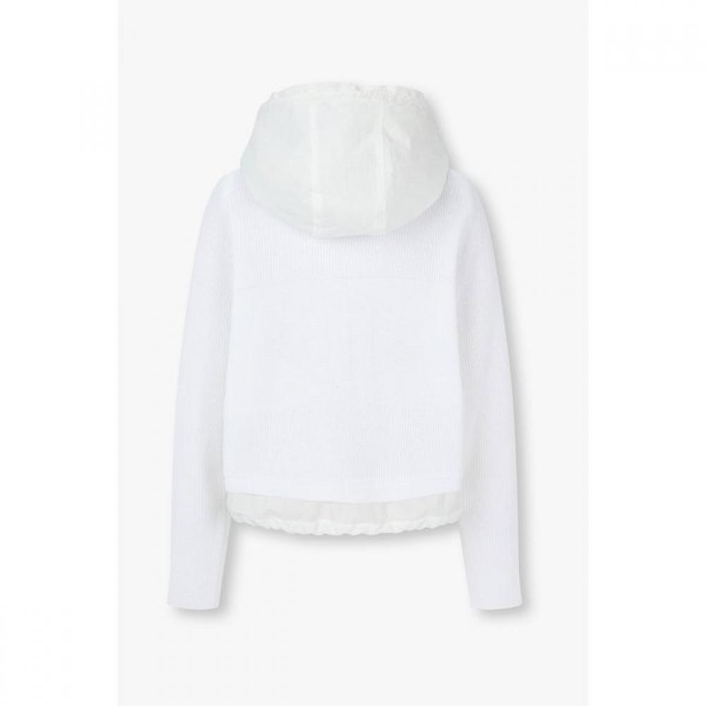 VOV Knit Sleeve Hooded Jumper 7156220007
