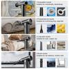 12000RPM Portable Dust Elimination Jet Fan Household Mini Jet Turbo Strong Fan With LED Light Electric Air Dust Blower