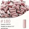 Bits for Manicure and Pedicure Tools Professional 100Pcs Nail Drill Sanding Bands, Unscented Nail Drill