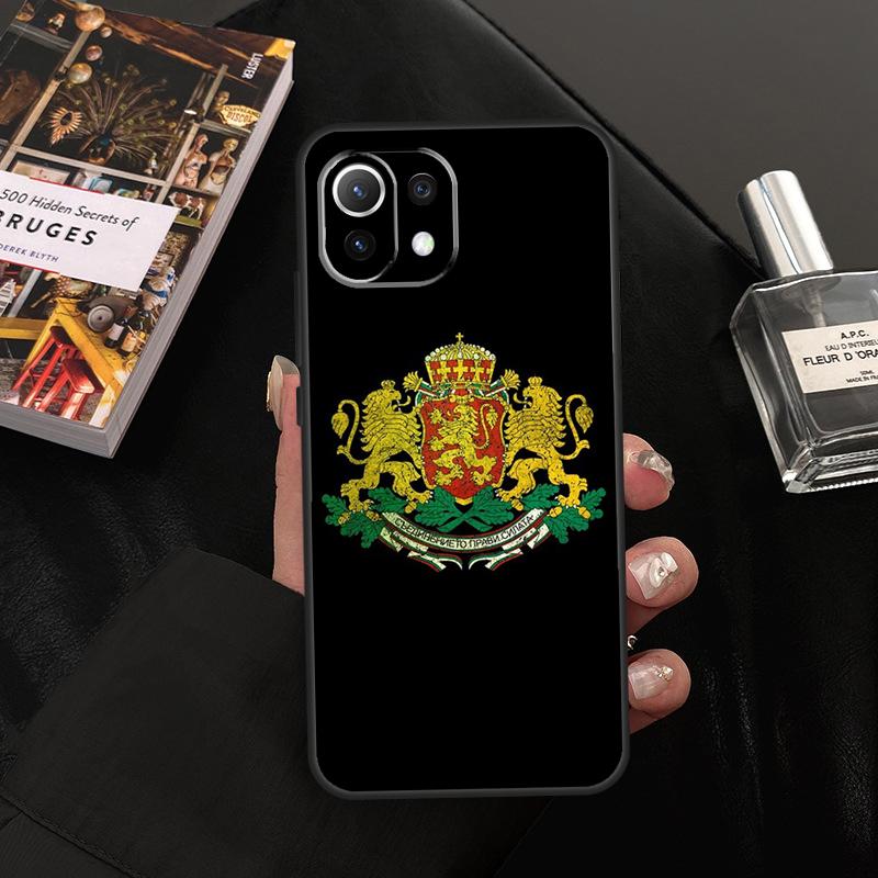 Bulgaria Flag Passport Map Case For Xiaomi 15 14 13 Ultra 11T 12T 13T 14T Pro POCO X7 Pro X3 X5 X6 F5 F6 M6 Pro Cover