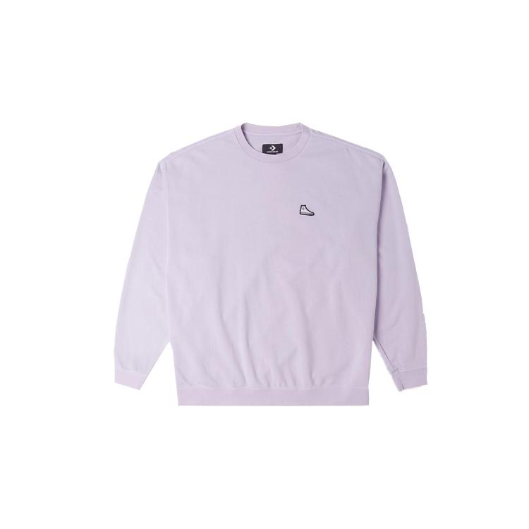 

New Converse Sweatshirts Unisex Purple 10024866-A03 M