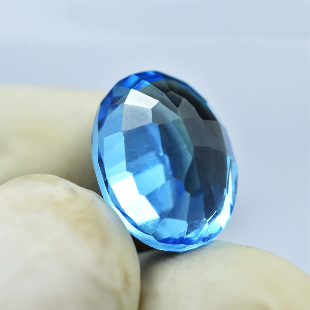 Natural Blue Sapphire Loose Gemstone Quality Oval Cut 10.85 Ct September Birthday Birthstone