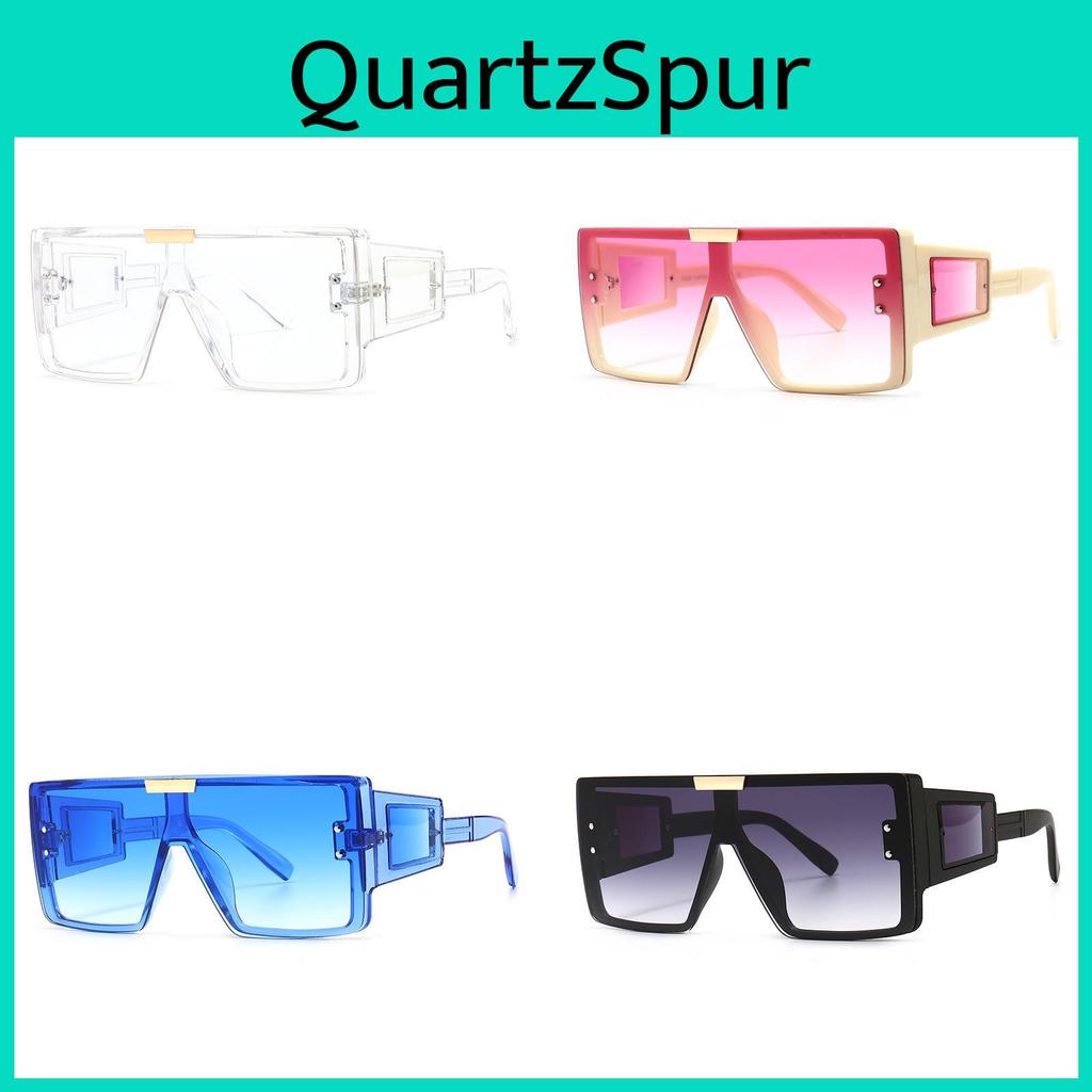 Fashion Oversized Square Sunglasses With Uv400 Protection For Outdoor Activities And Parties