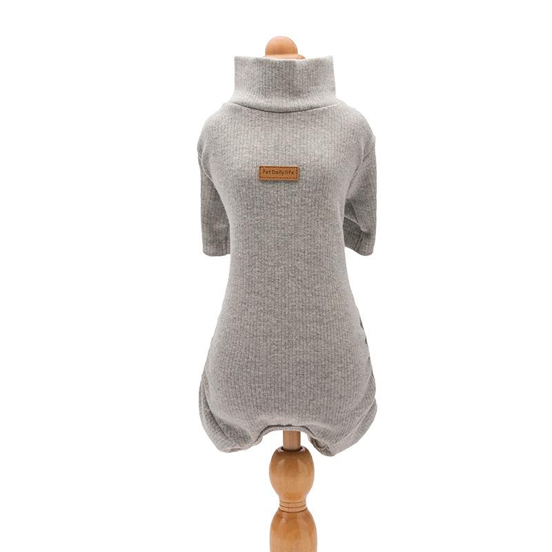 New Pet Clothes Autumn and Winter Warm Than Bear Teddy Four-legged Clothes Embroidered Love Puppy Dog Clothes